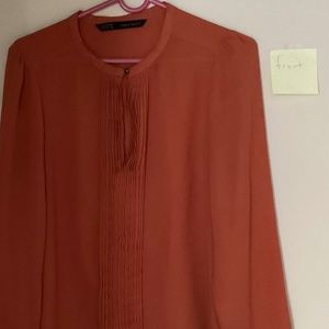 Zara orange  top